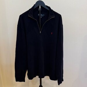 Polo Ralph Lauren Navy Zip-Up Sweater